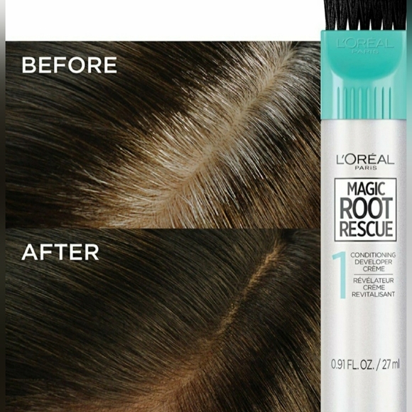 L'Oreal Paris Magic Root Rescue 10 min Hair Coloring Kit, 5 Midium Brown(2 pack) - Picture 2 of 10